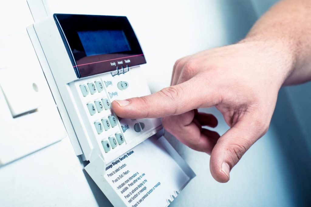 Burglar-Alarm-Keypad
